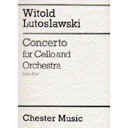 Concerto for cello and orchestra -Witold Lutoslawski