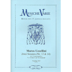 2 Sonaten Nr.12 und Nr.14 für 3 Violinen und Bc -Marco Uccellini
