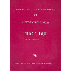 Trio C-Dur für 2 Violinen und Viola -Alessandro Rolla