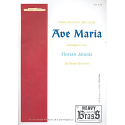 Ave Maria für 2 Trompeten, Horn, -Giulio Caccini
