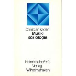 Musiksoziologie (geb) -Christian Kaden