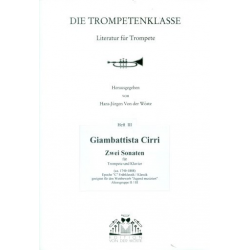 Trompetenklasse Band 3 - 2 Sonaten -Giovanni Battista Cirri