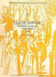 Sixième livre de danceries -Claude Gervaise