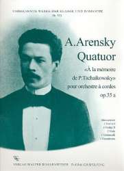 Quartett à la memoire de P. Tschaikowsky -Anton Stepanowitsch Arensky