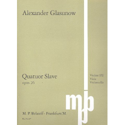 Streichquartett G-Dur Nr.3 op.26 -Alexander Glasunow