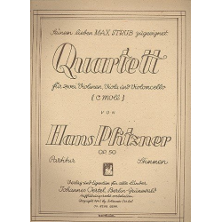Streichquartett c-Moll op.50 - Hans Pfitzner