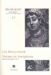 Thème et Variations -Lili Boulanger
