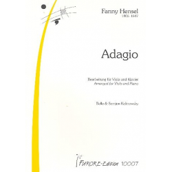Adagio für Viola und Klavier -Fanny Cecile Mendelssohn (Hensel)