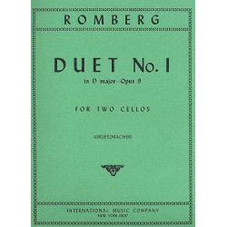 Duet D major  op.9,1 : -Bernhard Romberg