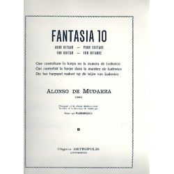 Fantasia Nr.10 für Harfe : für Gitarre -Alonso Mudarra