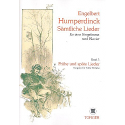 Sämtliche Lieder Band 3 -Engelbert Humperdinck