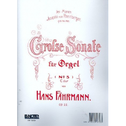 Große Sonate C-Dur Nr.5 op.22 -Hans Fährmann