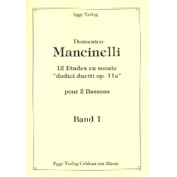 12 Etudes en Sonate dodici duetti op.11a -Domenico Mancinelli