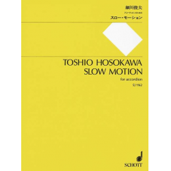 Slow Motion für Akkordeon -Toshio Hosokawa