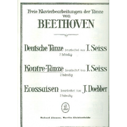 Kontre-Tänze für Klavier -Ludwig van Beethoven