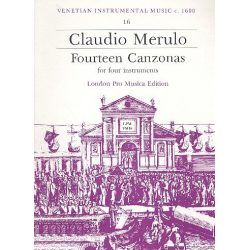 14 canzonas for 4 instruments -Claudio Merulo