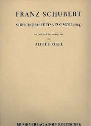 Streichquartettsatz c-Moll für -Franz Schubert