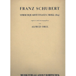 Streichquartettsatz c-Moll für -Franz Schubert