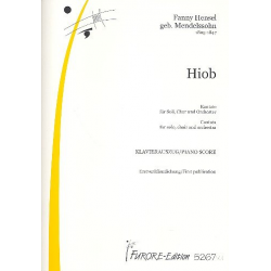 Hiob für Soli, Chor Orchester -Fanny Cecile Mendelssohn (Hensel)