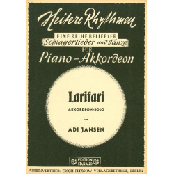 Larifari für Akkordeon -Adi Jansen