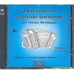 Spielstücke für die steirische Harmonika 2 CD's -Florian Michlbauer