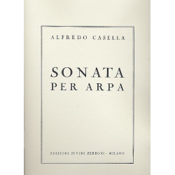 Sonate für Harfe (1943) -Alfredo Casella Lavagnino