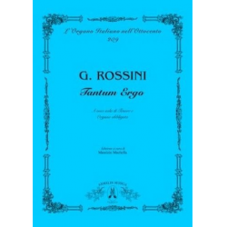 Tantum Ergo per voce sola di tenore e organo -Gioacchino Rossini
