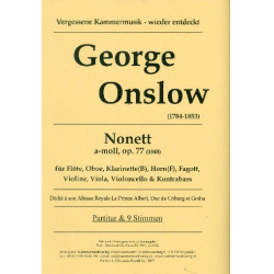 Nonett a-Moll op.77 für Flöte, Oboe, -George Onslow
