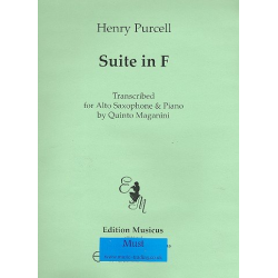 Suite F major for alto saxophone and -Henry Purcell