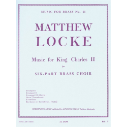 MUSIC FOR KING CHARLES II FOR -Matthew Locke