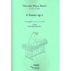 6 Sonaten op.1 für Cembalo -Giovanni Marco Rutini