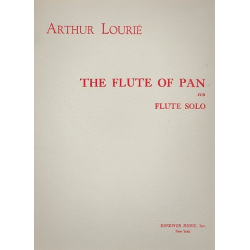 The Flute of Pan for flute solo -Arthur Lourie
