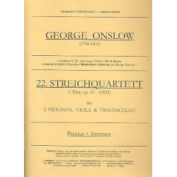 Streichquartett C-Dur Nr.22 op.47 -George Onslow