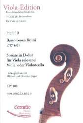Sonate D-Dur für Viola solo und -Antonio Bartolomeo Bruni