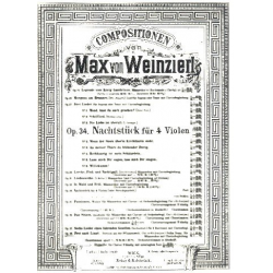 Nachtstück op.34 -Max Weinzierl