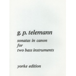 Sonatas in Canon vol.1 for 2 bass -Georg Philipp Telemann