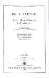 4 slowakische Volkslieder -Bela Bartok