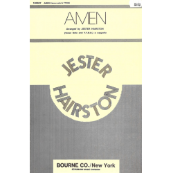 AMEN (TTBB) Chorpartitur -Jester Hairston