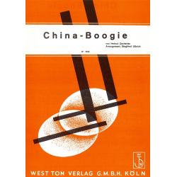 China-Boogie - Einzelausgabe Gesang und Klavier (PVG) -Helmut Zacharias / Arr.Siegfried Ulbrich
