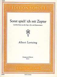SONST SPIELT ICH MIT SZEPTER AUS -Albert Lortzing / Arr.Wilhelm Lutz