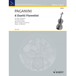 Paganini, Niccolò : 6 Duetti Fiorentini Band 2 -Niccolo Paganini / Arr.Georg von Albrecht