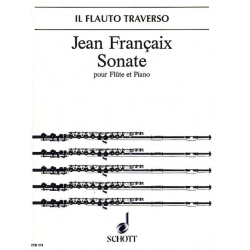SONATE : POUR FLUTE -Jean Francaix