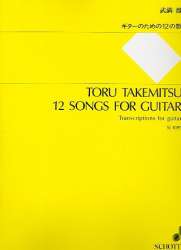 12 Songs for guitar -Toru Takemitsu