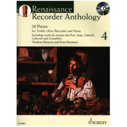 Renaissance Recorder Anthology vol.4 (+CD) -Kathryn Bennetts