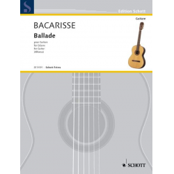 Ballade d-Moll für Gitarre -Salvador Bacarisse