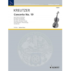 Konzert Nr.19 D-Dur für Violine und Orchester -Rodolphe Kreutzer