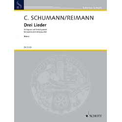 3 Lieder -Clara Schumann / Arr.Aribert Reimann