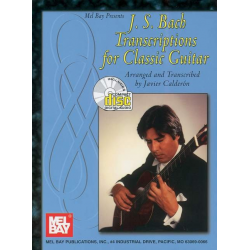 Transcriptions (+CD) for classical guitar - Johann Sebastian Bach
