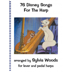 76 Disney Songs for the Harp -Sylvia Woods