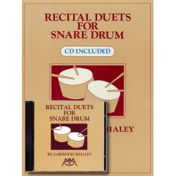 Recital Duets for Snare Drum CD Included -Garwood Whaley